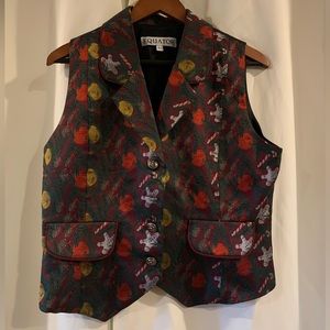 Equator‎ Christmas Vest Vintage Made In USA